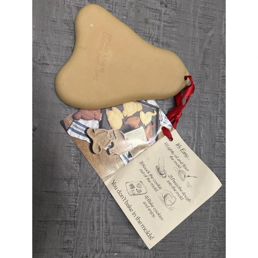 Brown Bag Cookie Art vintage brown